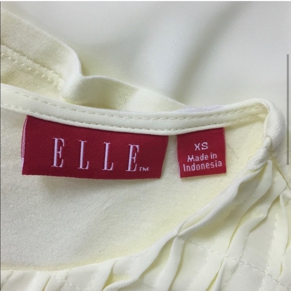 Elle Lemon Yellow Sleeveless Blouse Size XS - Picture 6 of 8